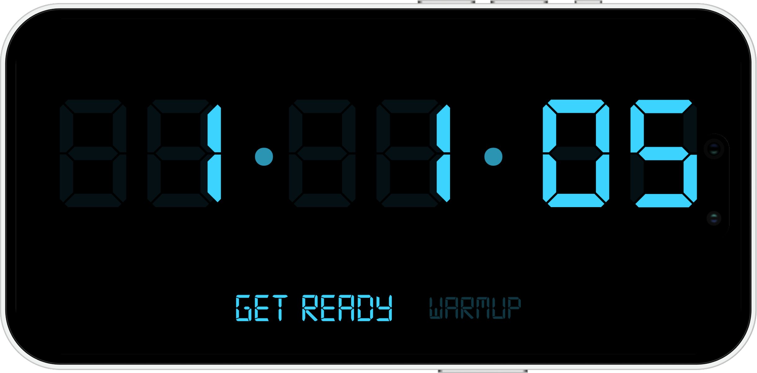 KNTC Landscape CrossFit Timer Mode